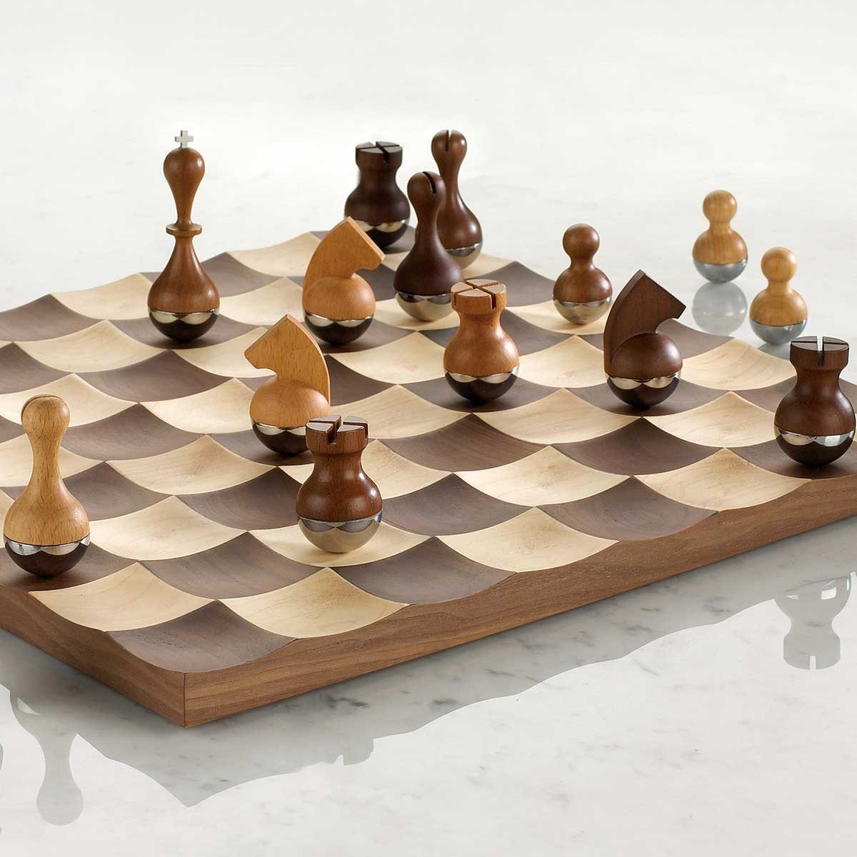 stel je voor Gezamenlijke selectie Larry Belmont Design schaakspel | Smyla.nl