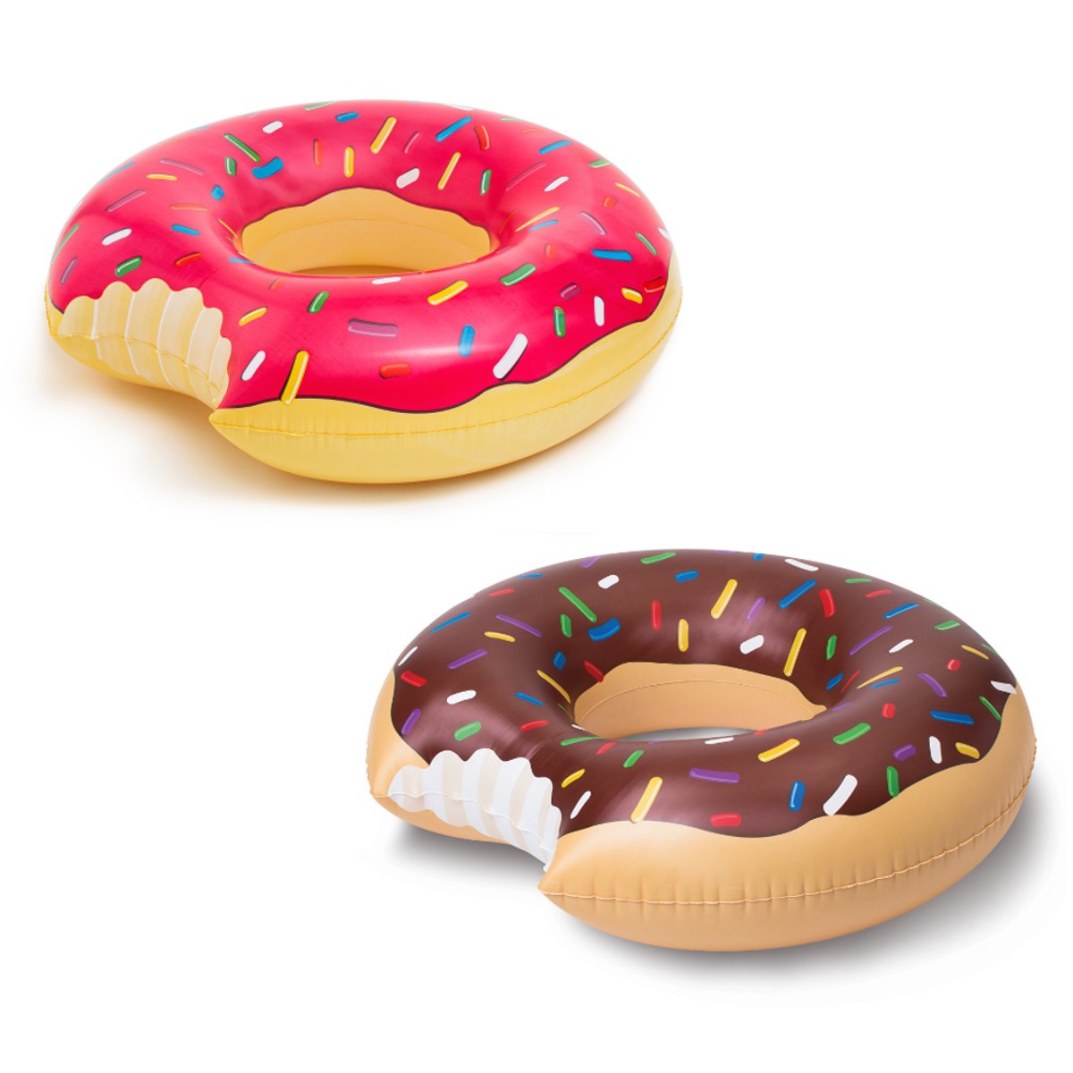 Karakteriseren Hardheid stuk Zwemband "Donut" in roze of choco | Smyla.nl