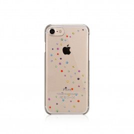 iPhone 7 beschermhoesje "Cotton Candy” met Swarovski-kristallen
