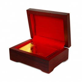 Gouden speelkaarten in luxe doosje