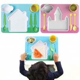 Kinderbestek - complete set inclusief bord