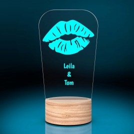 LED-licht kus met gravure