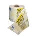 200 Eurobiljetten toiletpapier
