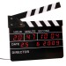 Filmklapper wekker met digitale klok