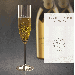 New Year's champagne glas met graveren
